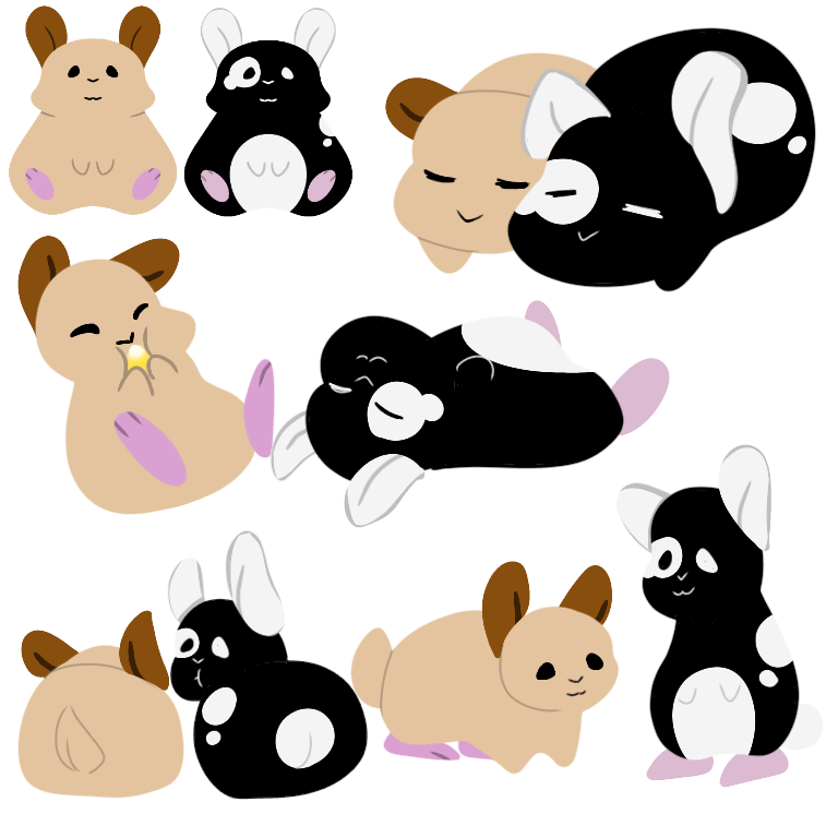 my hamsters - ibisPaint