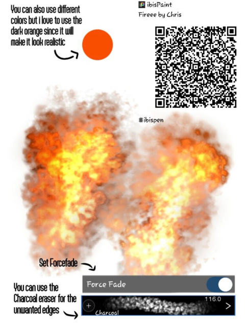 Not mine fire brush - ibisPaint