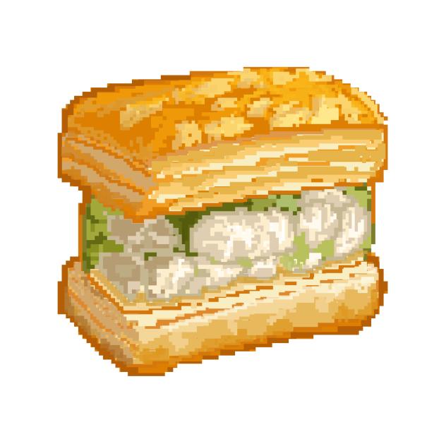 Chicken salad puff