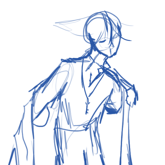 Putting on coat
