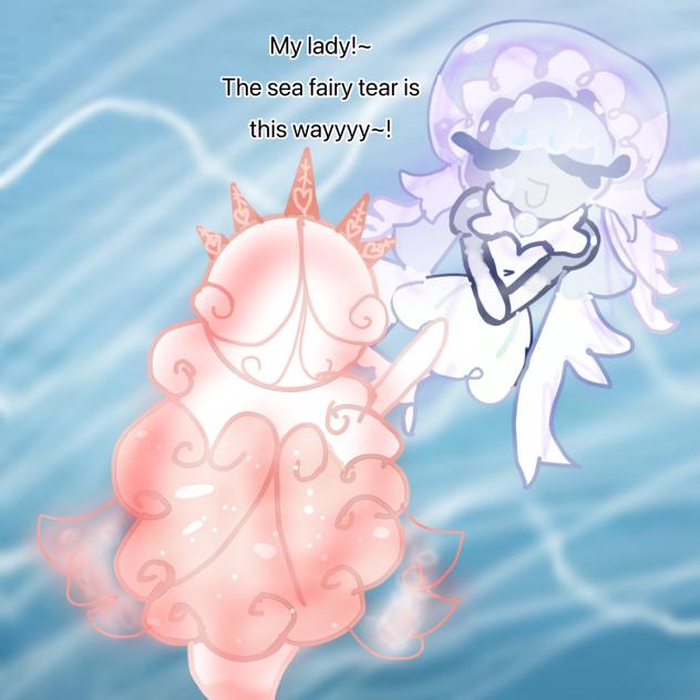 Frilled jellyfish and white pearl!