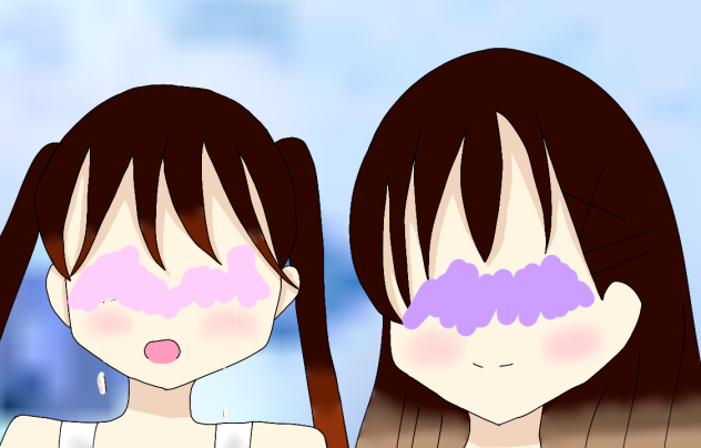 顔が見、えない...