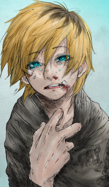 Boy Blue eyes of tears