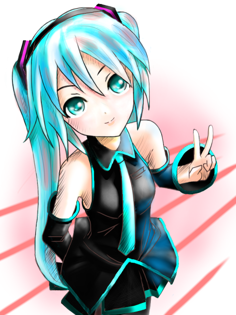 練習ミク