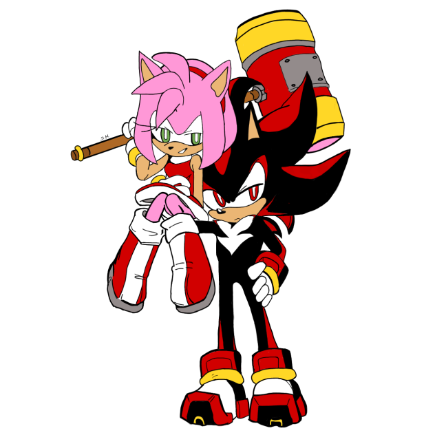 Amy e Shadow - ibisPaint