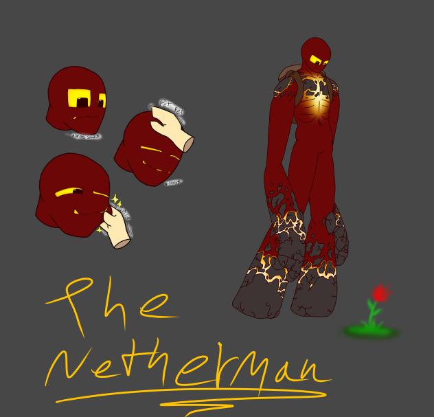 The Netherman 🙀🫀🔥💥☄️🌹🔴🎒💎⚱️💍⛏️🗡️🥓🍄‍🟫