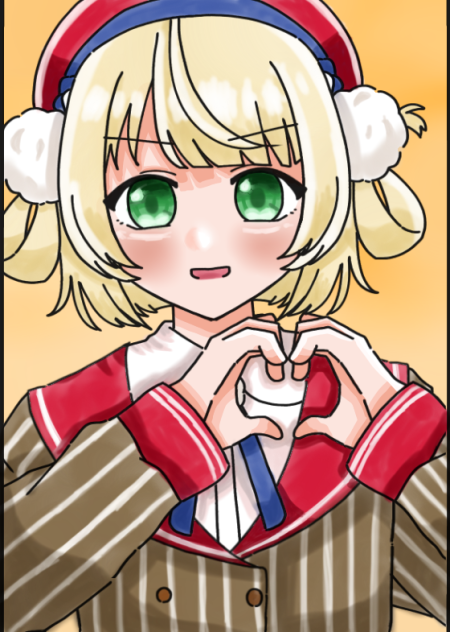 線画塗った〜！