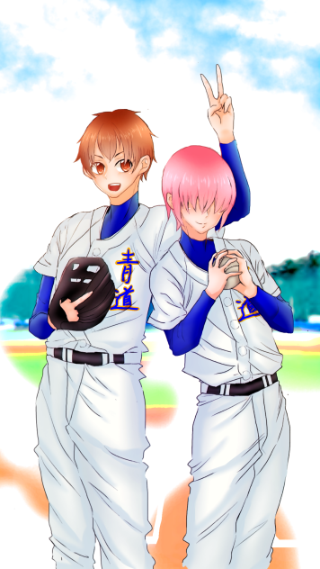 夏の日のツーショット