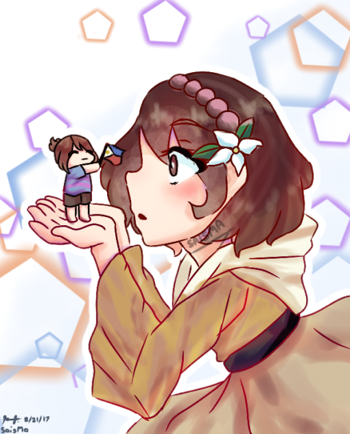 Mini Frisk Persona and Mini Frisk - ibisPaint