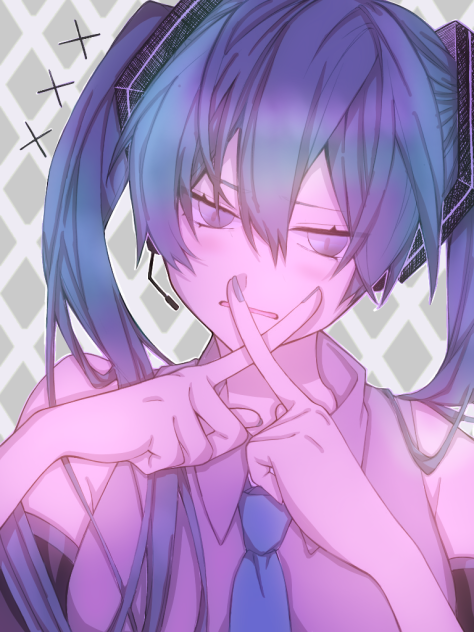 フリー線画塗ってみた