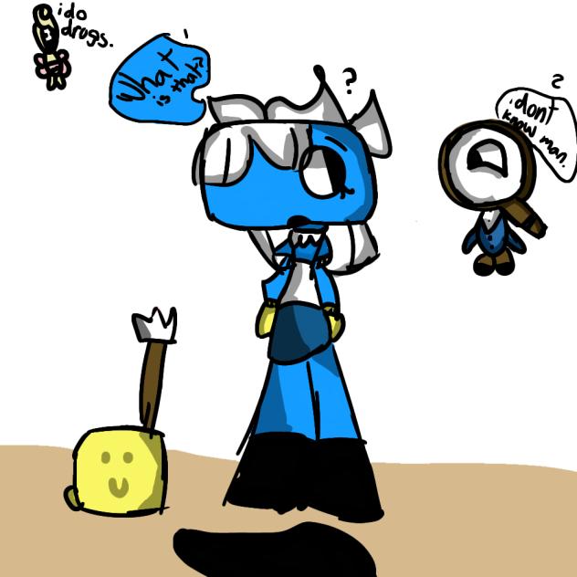 Tisha finds black stuff