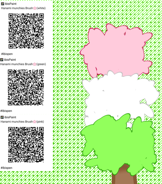 Hanami munchies brush💖🤍💚