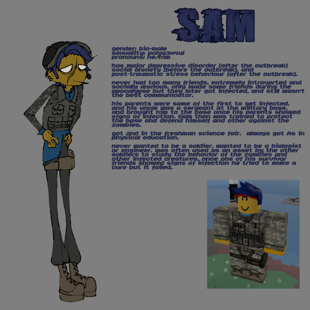 DEPRESSED GZARP OC IN SCENECORE STYLE