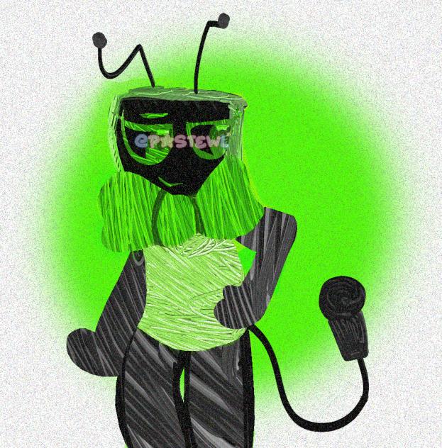 Vee drawn with a Vee brush!