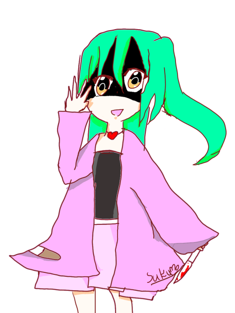 佐藤( ・∇・)さんの女の子を描きました！