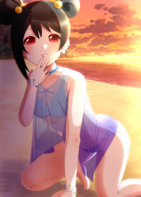 ユメトビ水着のにこにー