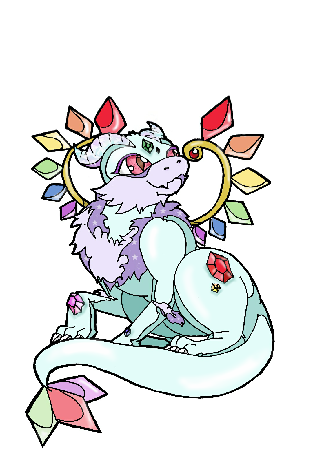 虹色ドラゴン - ibisPaint