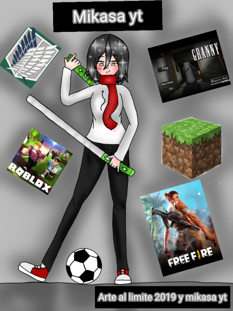mikasa yt dibujando youtubers (speedpain
