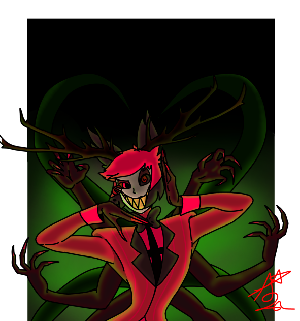 Red flags Alastor shaded sort of