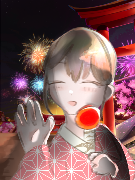 季節外れの夏祭り