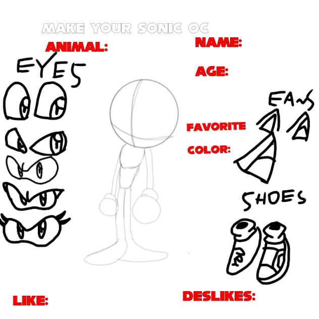 make your Sonic oc