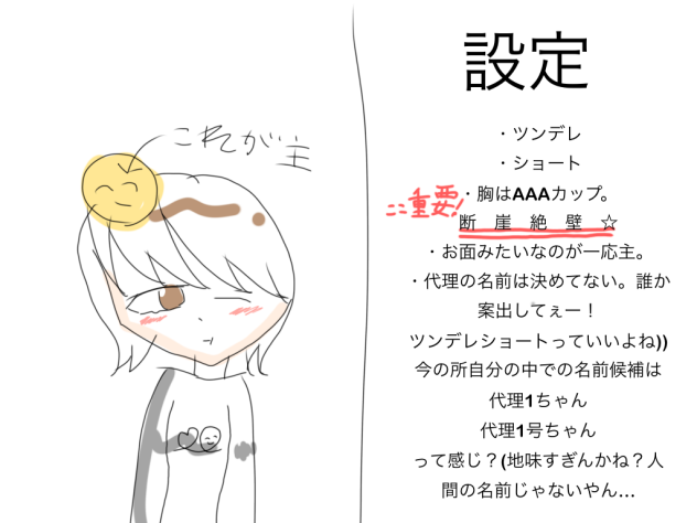 代理の設定決めようの会