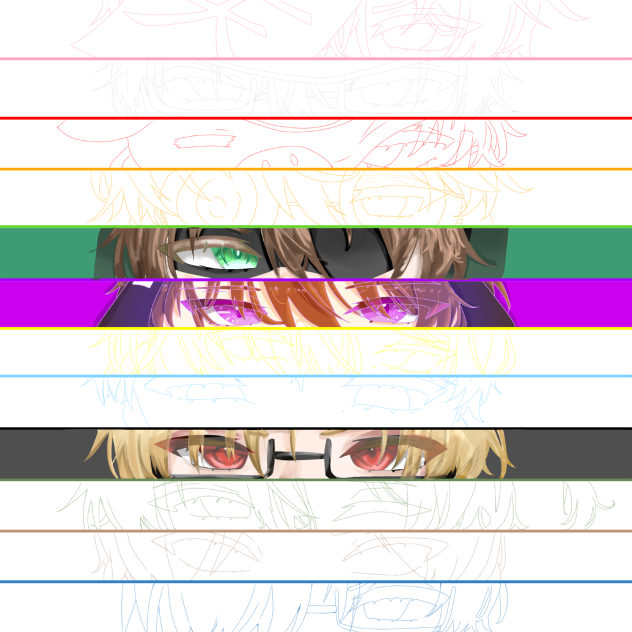 ほしさんの線画合作