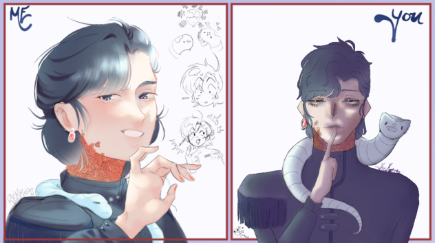 I draw you draw collab with rekriem