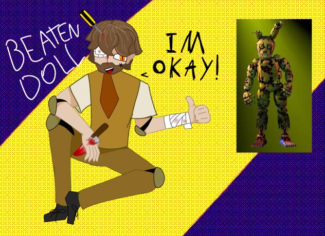 Beaten Doll in a suit!