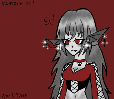 Vampire oc (challenge of YouTube)