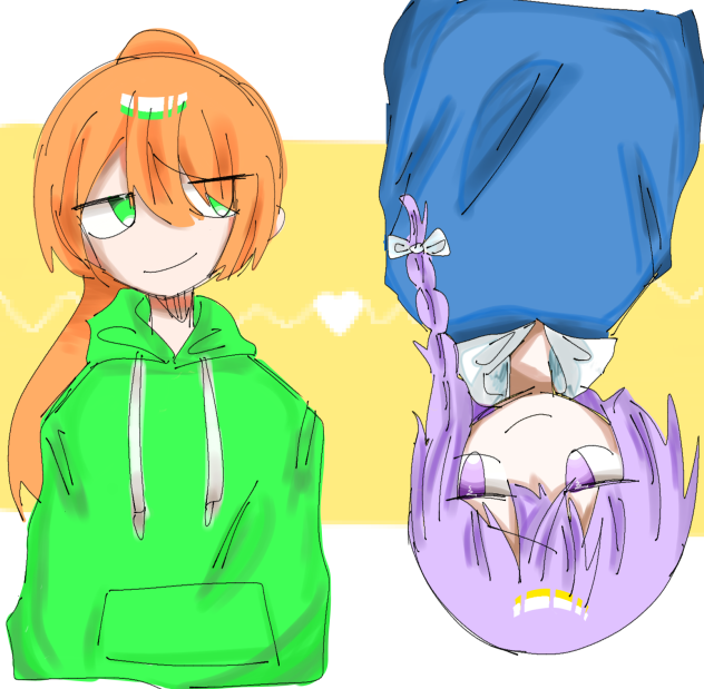 推しペアさんです。てぇてぇ((