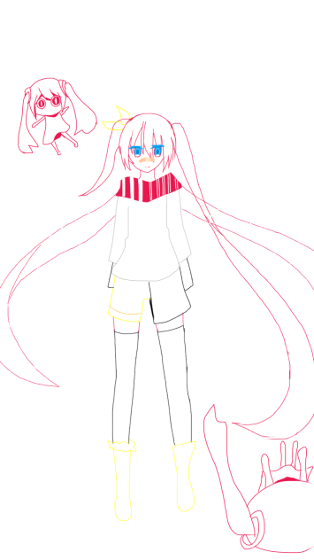 ありふれた線画