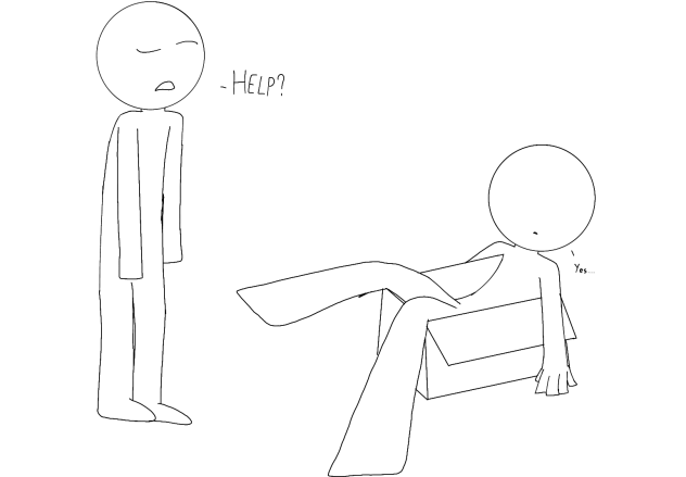 stuck