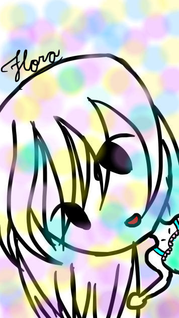 Multicolor cute anime - ibisPaint