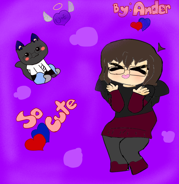 So cute ️💙 - ibisPaint