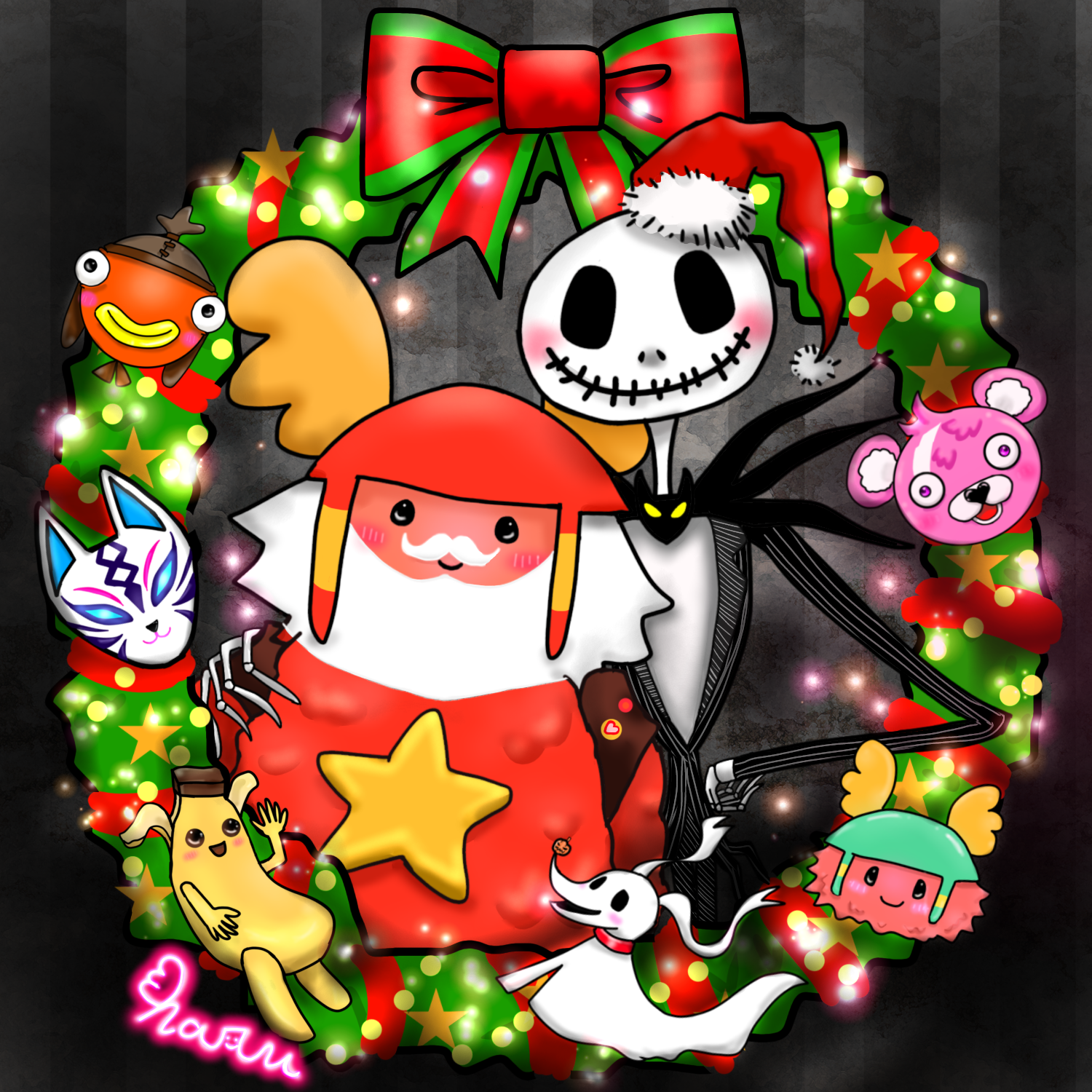 フォートナイト ナイトメアビフォアクリスマス - ibisPaint