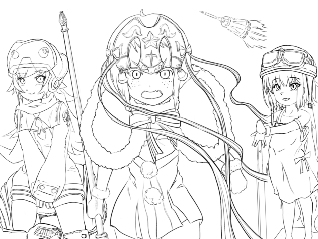 3キャラまぜまぜ