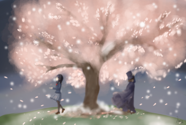 四月に降る雪