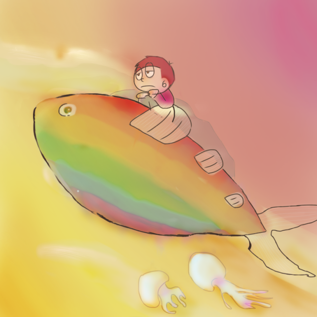 松野一松とにじいろの魚