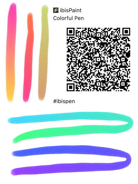 Colorful pen - ibisPaint