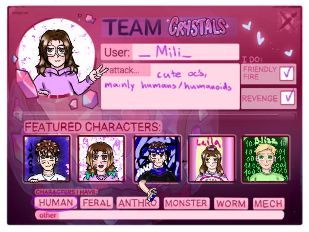 Art Fight team Crystals!!💠