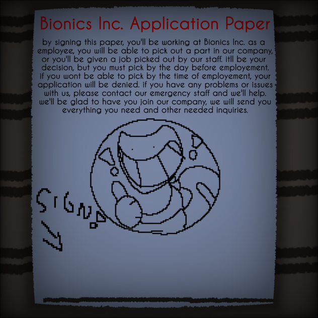 Bionics Inc. Application Paper