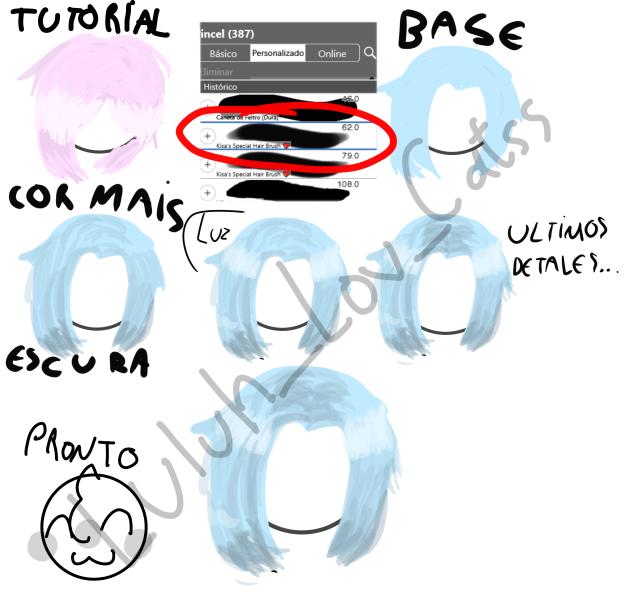tutorial de cabelo (meu estilo)