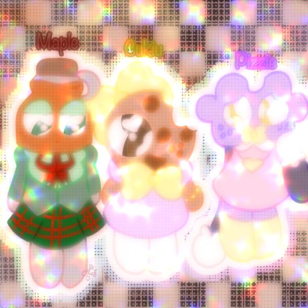 Maple & Cukiu & Pizzie