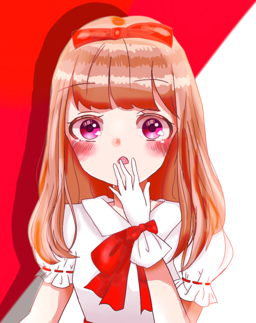 赤い