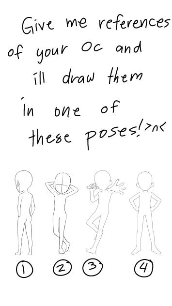 Lemme Draw Your OC's  PLEASE XC
