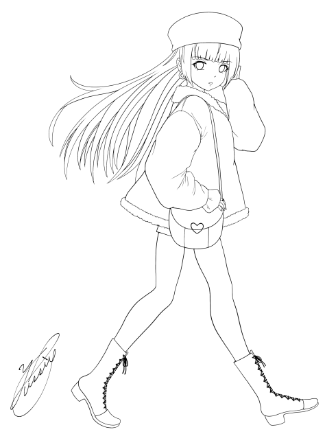 Love in a moment（線画）