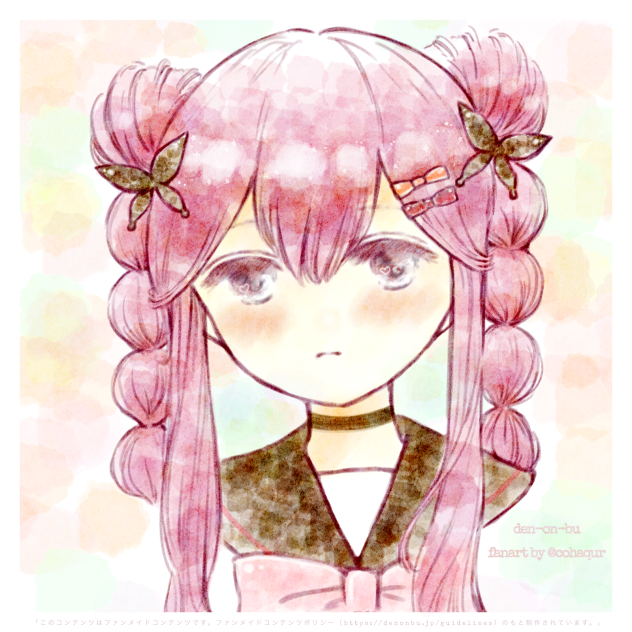 電音部犬吠埼紫杏ちゃんファンアート。