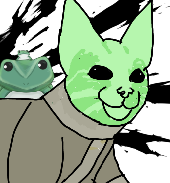 Baby Yoda as a kitty