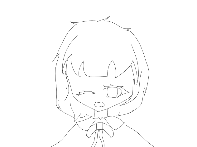 おはよう　線画